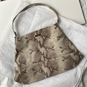 Kate Spade faux snakeskin bag